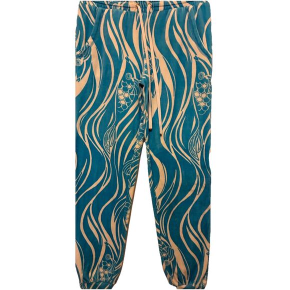Y2K Lilly Pulitzer Pisces Jogger Fish Print Joe Fish Mimosa Pants Soft Velour S - Picture 14 of 14